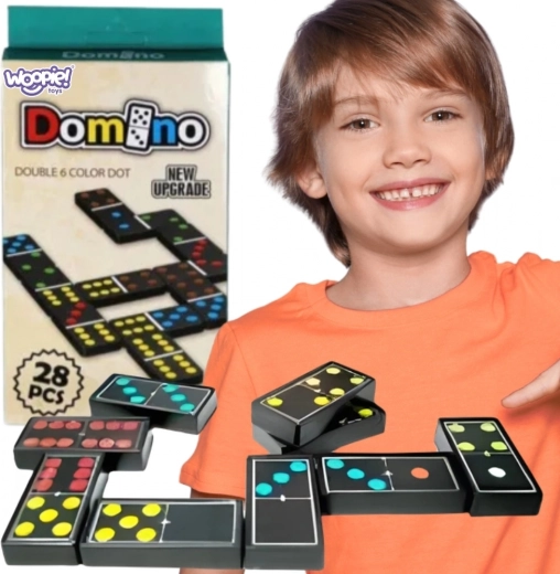 Woopie domino – ģimenes loģiskā spēle, 28 kauliņi