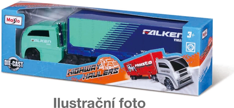 Maisto Highway Haulers metāla vilcējs ar piekabi