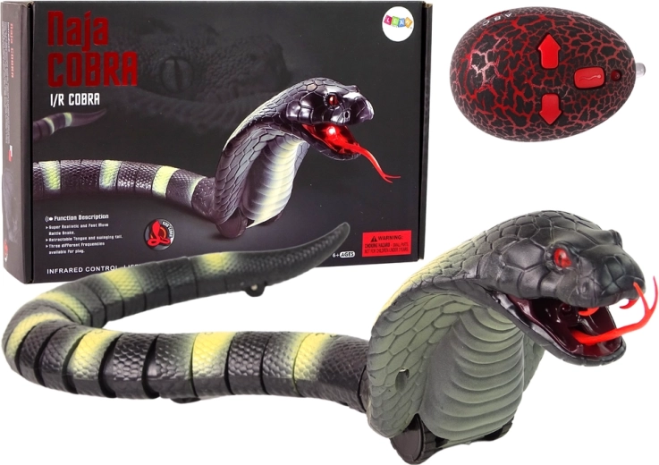 RC kobra ar tālvadību 44 cm