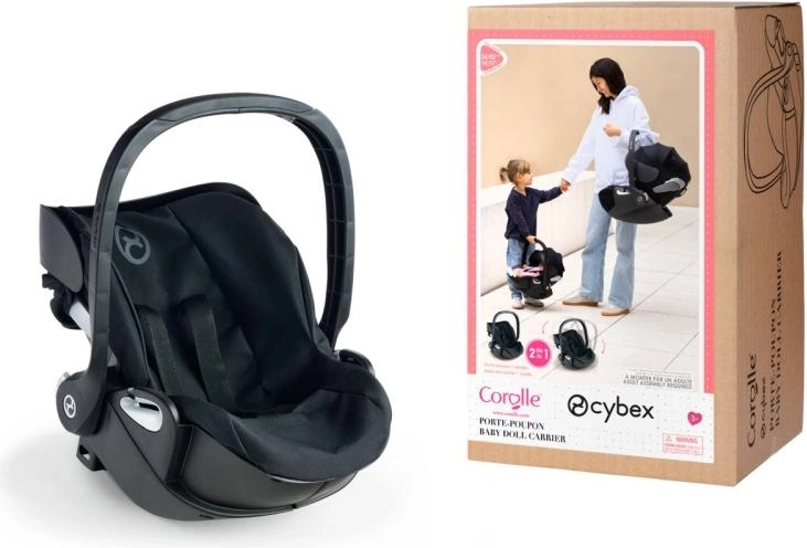 Cybex Black 2v1 autosēdeklītis un šūpulītis lellēm