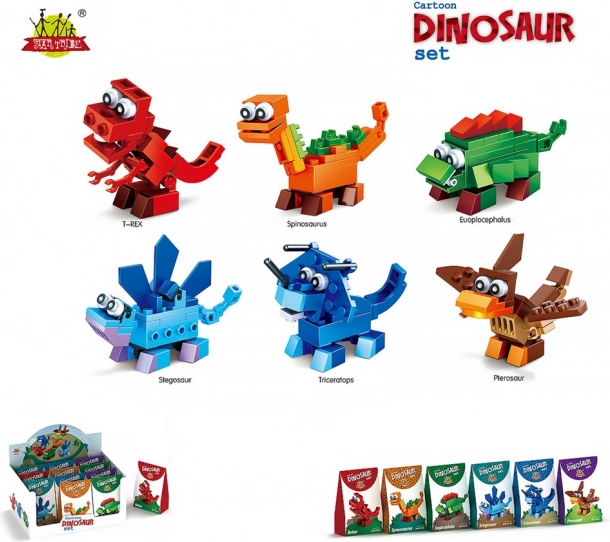 Mini konstruktoru komplekts Dinozauri
