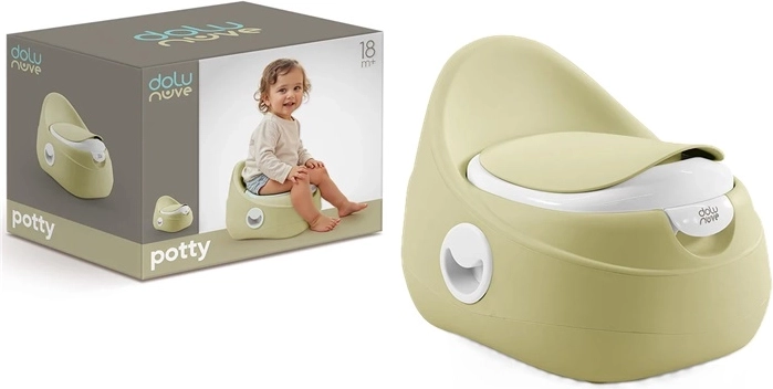 DOLU potty with backrest, olive