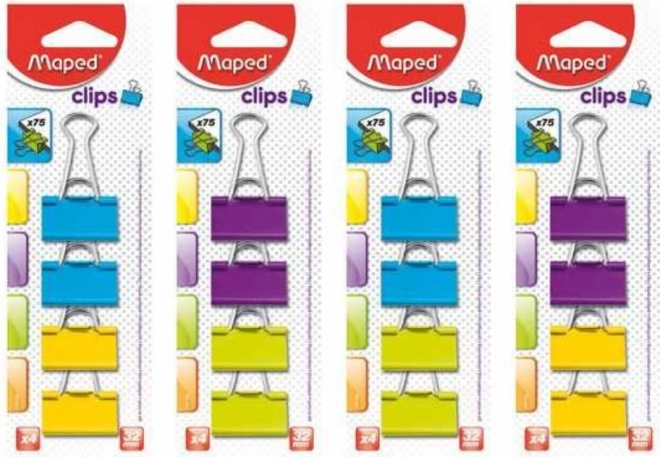 Maped Binder Clips 4 pcs