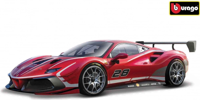 Bburago Ferrari 488 Challenge Evo 2020 dekoratīvā kastē 1:43