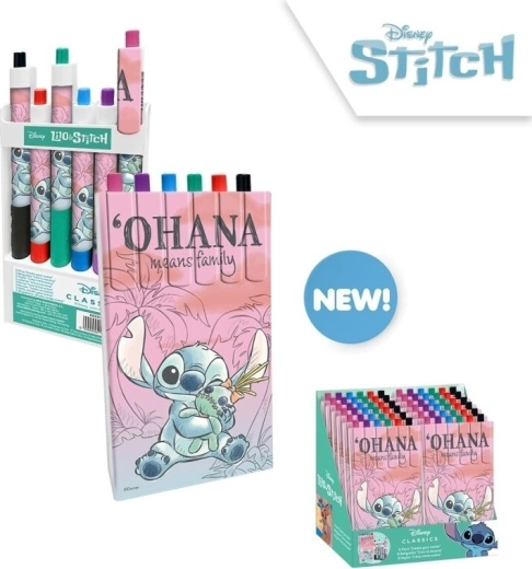 6 STITCH pildspalvu komplekts