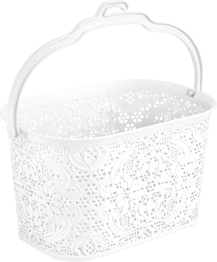 Piekarināms knaģu groziņš 22 × 14,5 × 13,5 cm, balta plastmasa