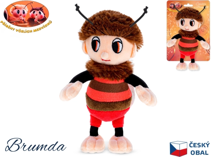 Plīša lācītis Brumda – Bišu lācīšu stāsti, 15 cm
