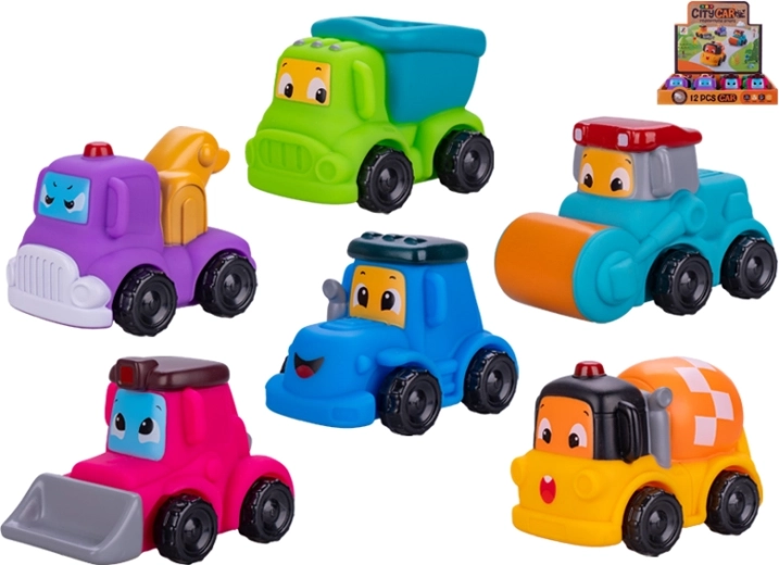 Soft construction vehicles for children 18+ months