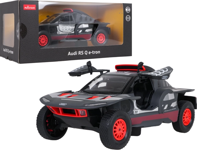 Metāla Audi RS Q e-tron modelis mērogā 1:24 RASTAR, pelēks