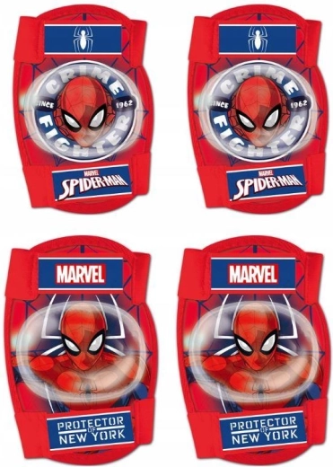 Spiderman (Seven) ceļgalu un elkoņu aizsargu komplekts - 4 gab.