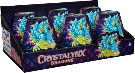SPIN Crystalynx Dragons small crystal dragon in a decorative egg - 1 piece