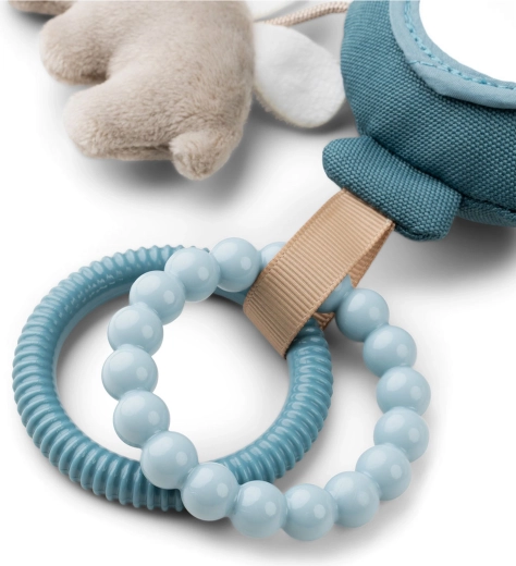 Done by Deer Happy clouds activity hanging mirror, blue
