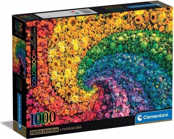 Mīkla 1000 gabalu Compact Colorboom kolekcija