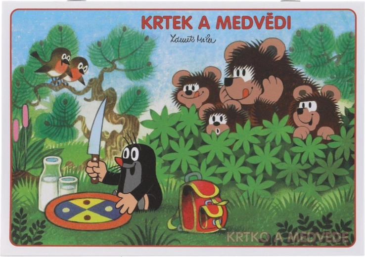 Krāsojamā grāmata A5 Kurmis un lāči