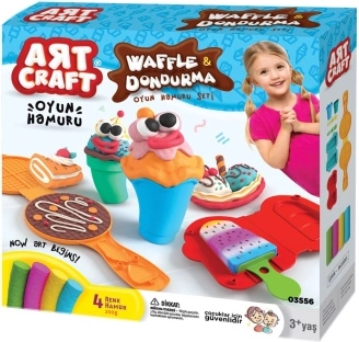 Art Craft waffle and ice cream modeling set 200 g