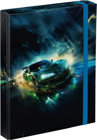 Baagl mapes skolas burtnīcām A5 sacīkšu auto