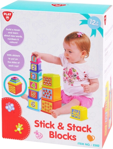 Saliekamie klucīši PLAYGO bērniem no 12 mēnešu vecuma