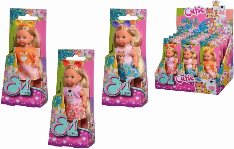 Evi Love Cutie Doll with Animal Headband - 1 Piece