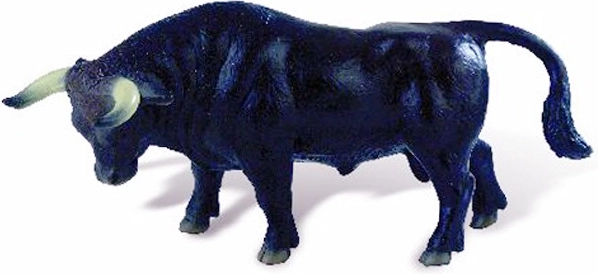 Bullyland melnā buļļa Manolo figūriņa