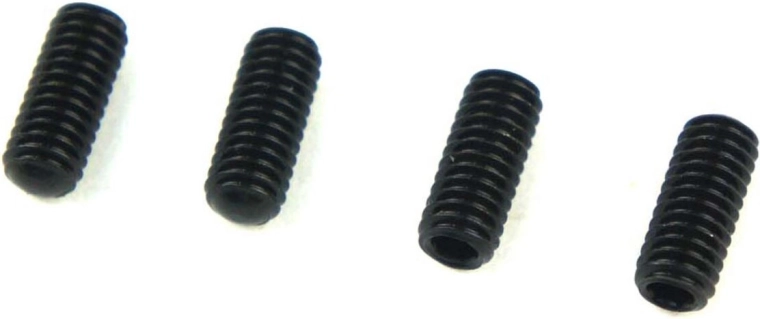 Jamara iestatīšanas skrūve M4 × 10 mm ar apaļu galvu, 4 gab.