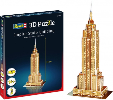 Revell 3D Puzzle Empire State Building – Paper Model 26 cm