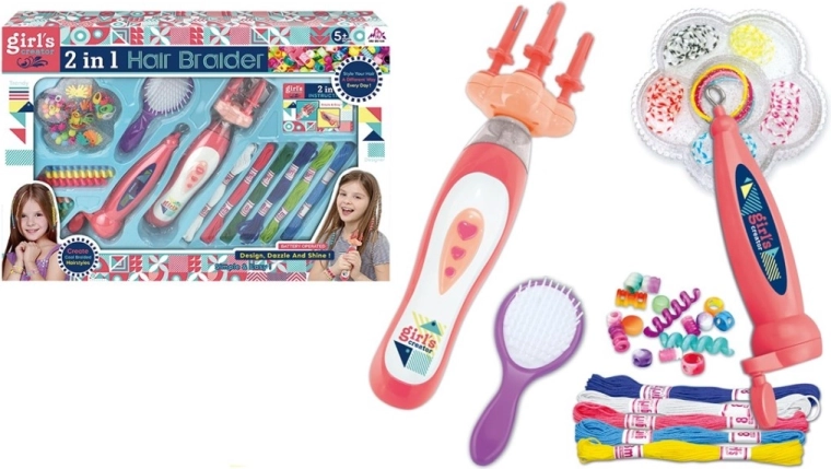 Battery-Powered Hair Braiding Bead Set
