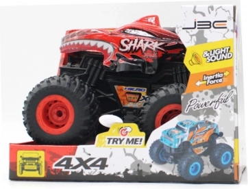 Auto Monster Truck Shark ar gaismām un skaņām
