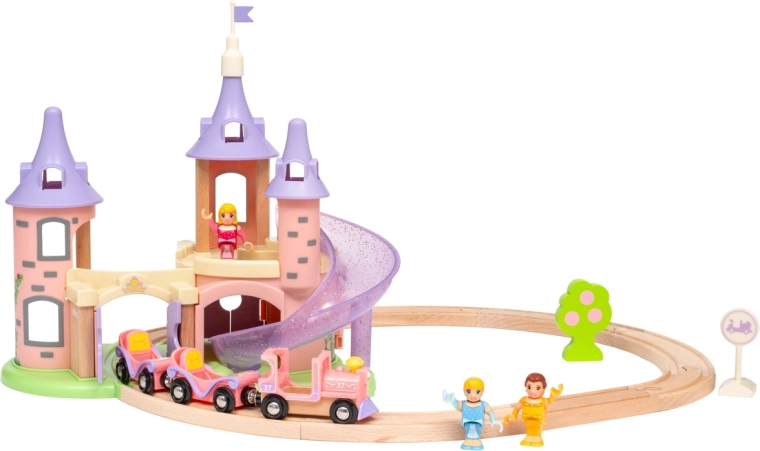 BRIO Disney Princess pils vilciena komplekts
