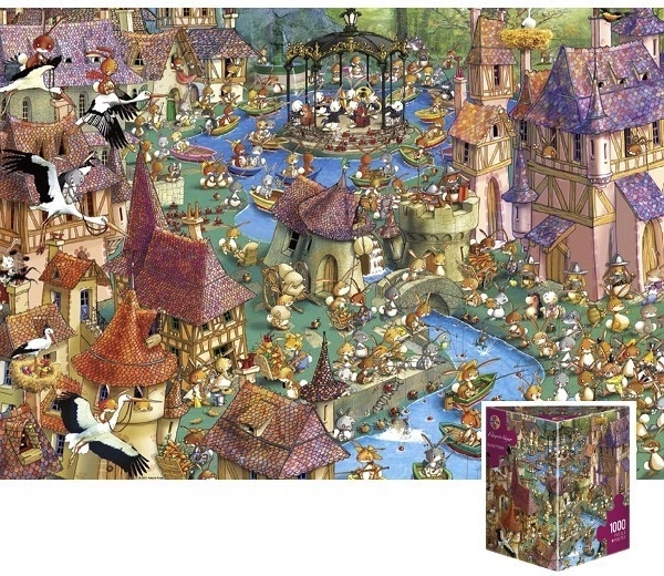 Puzzle HEYE Trušu pilsētiņa 1000 gabalu