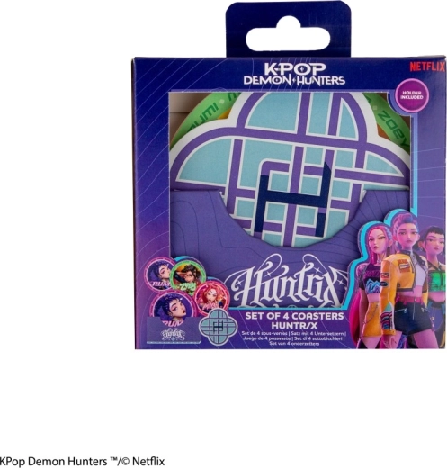 K-pop Demon Hunters 4 paliktņu komplekts Huntrix