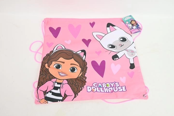 Gabby's Dollhouse Drawstring Shoe Bag