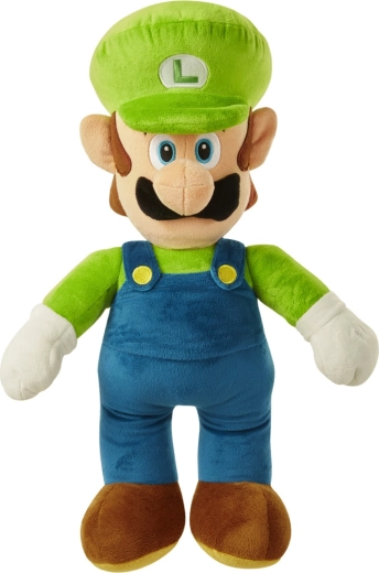 Mario – plīša rotaļlieta Luigi jumbo 49 cm