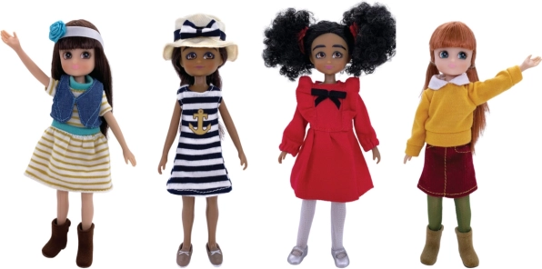 Lottie modes komplekts Četri gadalaiki lellēm