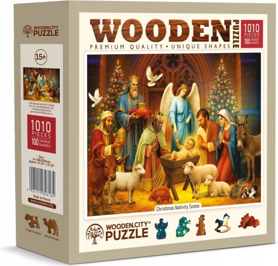 Wooden Nativity Scene Puzzle