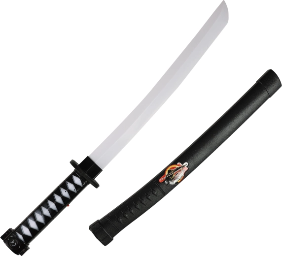 Bērnu nindzjas samuraja zobens ar gaismu un skaņu, 56 cm