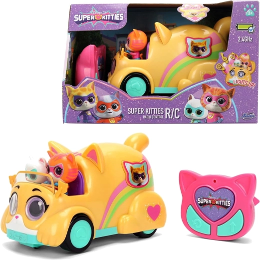 Jada Toys SuperKitties tālvadības auto RC ar Ginny un Bitsy
