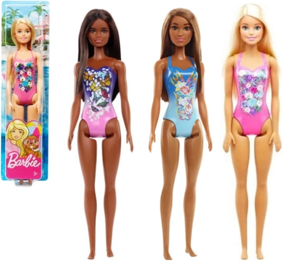 Barbie pludmales lelle peldkostīmā