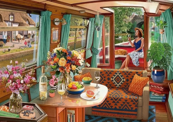 Ravensburger puzle Logs uz fantāzijas pasauli 1000 gabaliņu