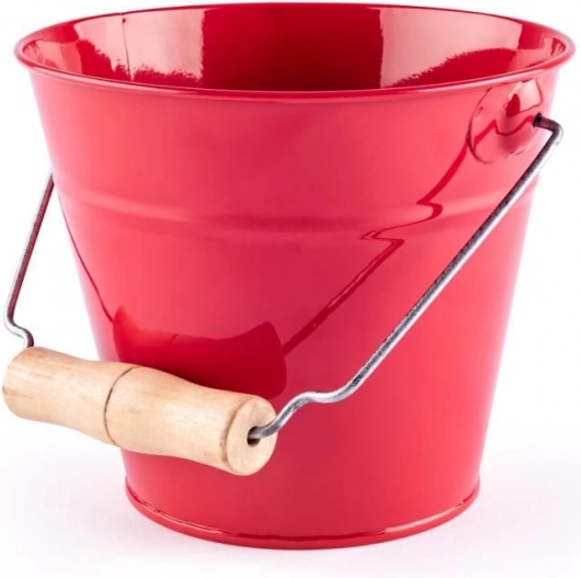 Woody dārza spainītis sarkans metāla