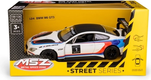 BMW M6 GT3 White Collectible Model 1:24