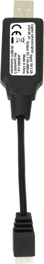 USB uzlādes kabelis Capter Speedboot 7,4 V 2,4 GHz motorlaivai