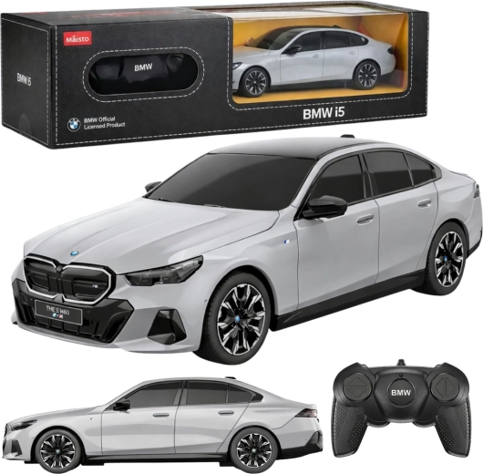 RC modelis BMW i5 1:24 pelēks – tālvadības auto RASTAR