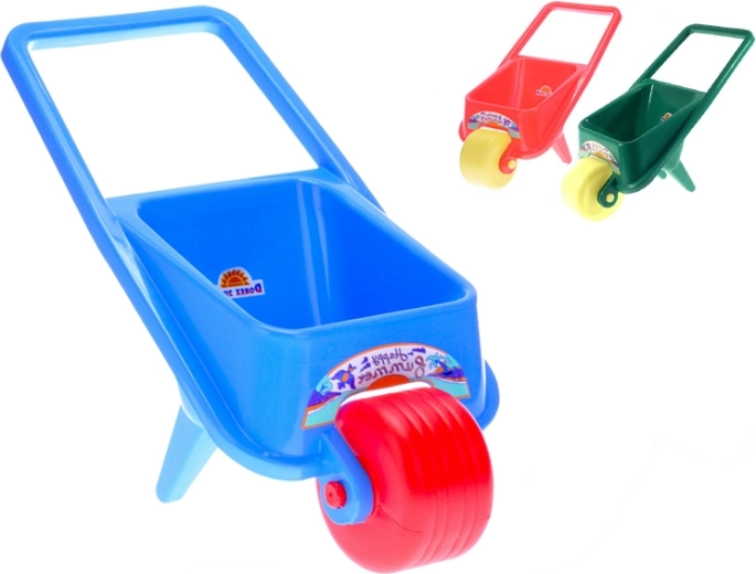 Bērnu plastmasas ķerra smiltīm 53 cm – 3 krāsas