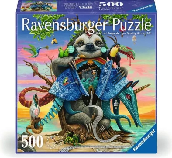 Ravensburger kvadrātveida puzle Afterglow 500 gabali