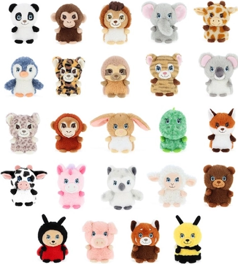 Keeleco mini plīša dzīvnieciņi 10 cm (24 veidu izlase)