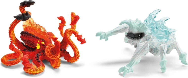 Schleich Eldrador creatures: ledus vabole pret ugunīgo krakenu