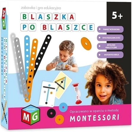 Montessori spēle “Blaszka po blaszce”