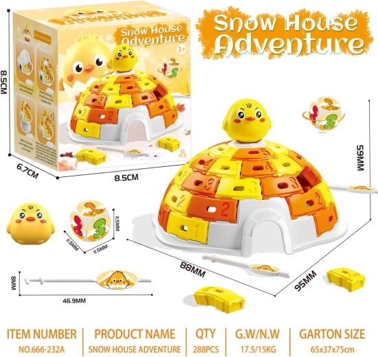 Bērnu galda spēle Igloo ar pīlēnu