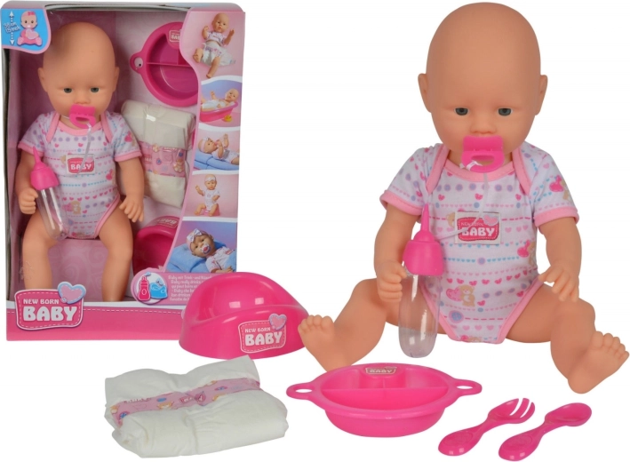 Newborn with accessories