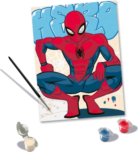 CreArt Spider-man gleznošana pēc numuriem